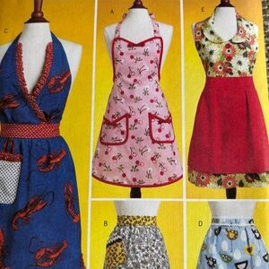 Aprons Butterick 5474 S-L UNCUT